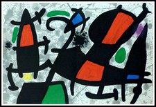 Joan miro composition d'occasion Joan miro composition d'occasion  Saint-Ouen