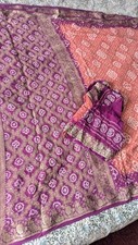 Vintage bandhani orange for sale  LONDON