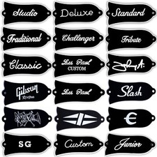 Usado, Placa de cobertura de haste de treliça personalizada em forma de sino preto 2 furos 2 dobras para Gibson SG LP comprar usado  Enviando para Brazil