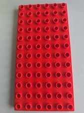1x Lego Duplo Bau Basic Platte 6x12 rot comprar usado  Enviando para Brazil