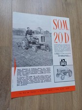 Prospectus tracteur someca d'occasion  Lys-lez-Lannoy