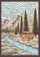Great Outdoors Flexi Journal: (Blank Lined Notebook of Natural Landscapes, I... comprar usado  Enviando para Brazil
