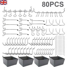 80pcs pegboard hooks for sale  WORCESTER