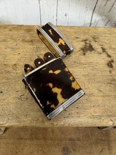 Faux tortoiseshell silver for sale  LONDON