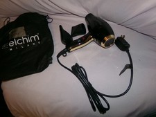 Secadores profissionais iônicos leves saudáveis Elchim 3900 preto e dourado 2 concentradores comprar usado Secadores profissionais iônicos leves saudáveis Elchim 3900 preto e dourado 2 concentradores comprar usado  Enviando para Brazil