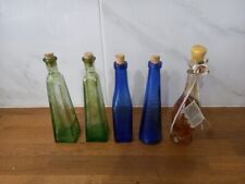 Cruet bottles green for sale  SWINDON