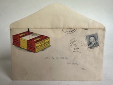 C1890 Vintage Bacalhau Peixe Antigo Publicidade Capa Colorida Gloucester Massa Gancho Isca Vara comprar usado  Enviando para Brazil