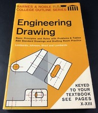 Usado, Engineering Drawing College Outline Series 60s Barnes & Noble 1967 Va4 comprar usado  Enviando para Brazil