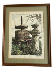 Vintage etching print for sale Vintage etching print for sale  BEDFORD