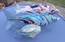 Retro glass fish for sale  BIDEFORD