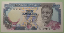 Usado, ZAMBIE  LOT N°64  BILLET 10 KWACHA 1989   UNC/NEUF comprar usado  Enviando para Brazil