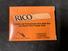 RICO TENOR SAX PALHETAS, CAIXA DE 15, FORÇA 2, CAIXA ABERTA comprar usado  Enviando para Brazil