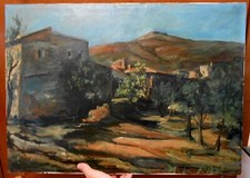 Dipinto olio paesaggio usato  Albenga