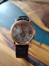 Invicta relógio social feminino folheado a ouro rosa com pulseira de couro 2816 comprar usado  Enviando para Brazil