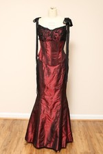 Dark red taffeta for sale  Midland