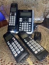 3 telefones sem fio Panasonic com estação de carregamento principal comprar usado  Enviando para Brazil