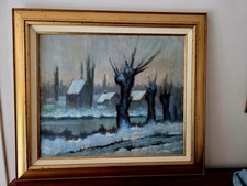 huile toile neige d'occasion huile toile neige d'occasion Montluçon