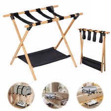 Bamboo luggage rack for sale  UK