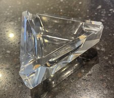 Cinzeiro Vintage Cezka Cristal Vidro Geométrico/Triangular Formato Tchecoslováquia comprar usado  Enviando para Brazil