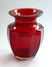 Glas vase rubinrot gebraucht kaufen  Deutschland