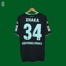 Borussia Mönchengladbach 2015-2016 koszulka wyjazdowa Kappa rozm. M z granitem Xhaka na sprzedaż  PL
