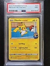 PSA 9 Pikachu On The Ball 1/5 - 2020 Pokemon Futsal raro cartão promocional comprar usado  Enviando para Brazil