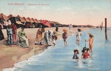 31-74) CARTOLINA LIDO VENEZIA CAPANNE SINISTRA VIAGGIATA na sprzedaż  Wysyłka do Poland