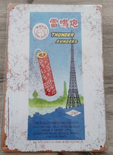 Feuerwerk blechschild thunder gebraucht kaufen  Feuchtwangen