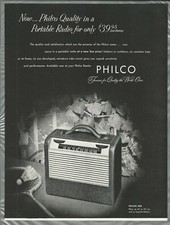 Rádio portátil Philco 300 anúncio de rádio 1947 PHILCO comprar usado  Enviando para Brazil
