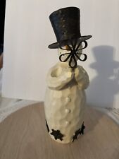 Resin snowman figurine for sale  Barboursville