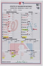 Washington nationals game for sale  Fort Lauderdale