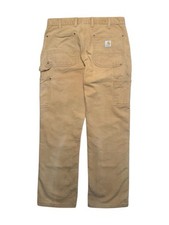 Vintage 90s Carhartt Double Knee Brown Dirty Carpenter Pants na sprzedaż  PL