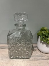 Cut glass decanter for sale  DONCASTER
