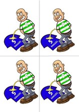 Glasgow celtic stickers for sale  GLASGOW