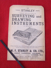 W.f. stanley surveying for sale  DUNSTABLE