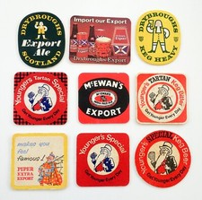 Vintage beermat coasters for sale  MONTROSE