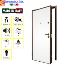 Porta blindata bianca usato  Monte di Procida