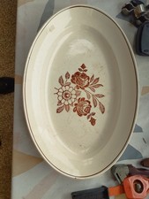 Plat oval roses d'occasion  Blanquefort