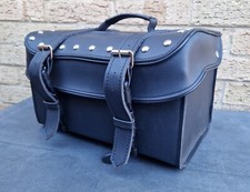 Motorcycle leather saddlebag for sale  CORBY