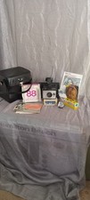 VTG POLAROID SQUARE SHOOTER 2 câmeras com filme fechado, 8 cubos de flash, estojo dos anos 70 comprar usado  Enviando para Brazil
