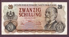 österreich schilling banknote gebraucht kaufen  Wäschenbeuren