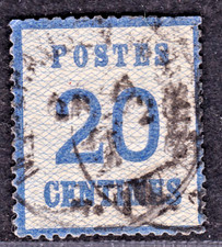 Timbre 1870 alsace d'occasion  La Brède