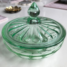 Vintage green glass for sale  HARLOW