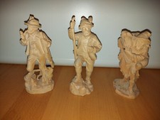 Holzfiguren jäger wanderer gebraucht kaufen  Ludwigsburg