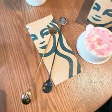Usado, NOVO Starbucks Sakura Caneca de Café de Aço Inoxidável Colher Longa Agitação Stick comprar usado  Enviando para Brazil