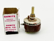Usado, Novo potenciômetro reostato Ohmite RES1K0 fio ferida 12,5W 10% comprar usado  Enviando para Brazil
