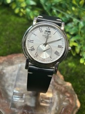 Relógio de quartzo vintage masculino tom prata Michel Herbelin Paris. Corrida, banda nova! comprar usado  Enviando para Brazil