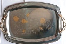 Vassoio inox decorato usato  Trieste