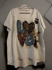 Shirt weiß druck gebraucht kaufen  Fürth