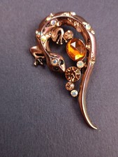 Vintage sparkly lizard for sale  STAFFORD